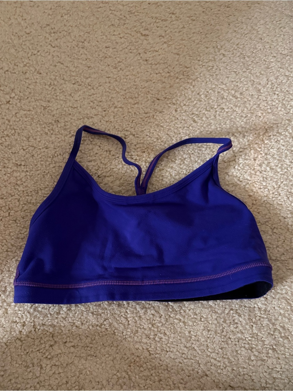 lululemon athletica Purple Strappy Sports Bra